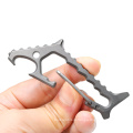 Titanium Shark EDC Tool Ferbiner com abridor de garrafas